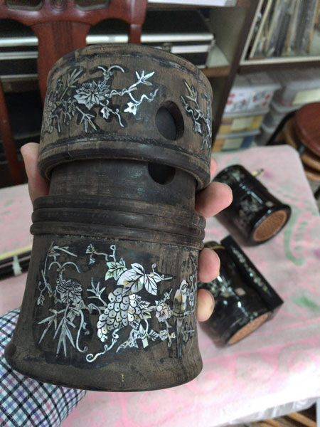 陳逢章双胴二胡の構造